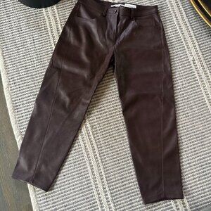 New, never worn Stella McCartney vegan leather pant - italian size 42